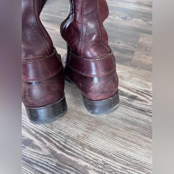 •FRYE Melissa Harness Inside Zip Wide-Calf Boots - Pre-loved• - Picture 11 of 15